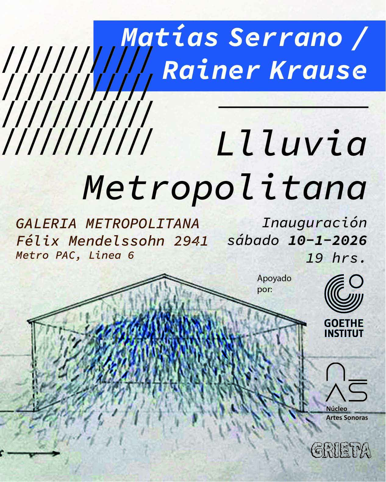 LLLUVIA METROPOLITANA, de Matías Serrano + Rainer Krause